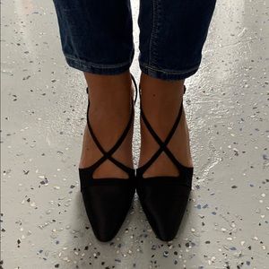 Vintage Yves St Laurent Evening Pump